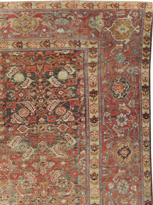 Antique Persian Malayer Long Gallery Carpet, No.18164 - Staging