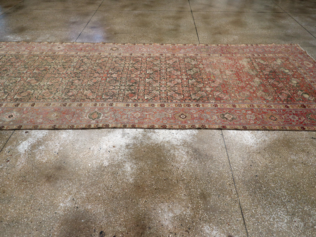 Antique Persian Malayer Long Gallery Carpet, No.18164 - Staging