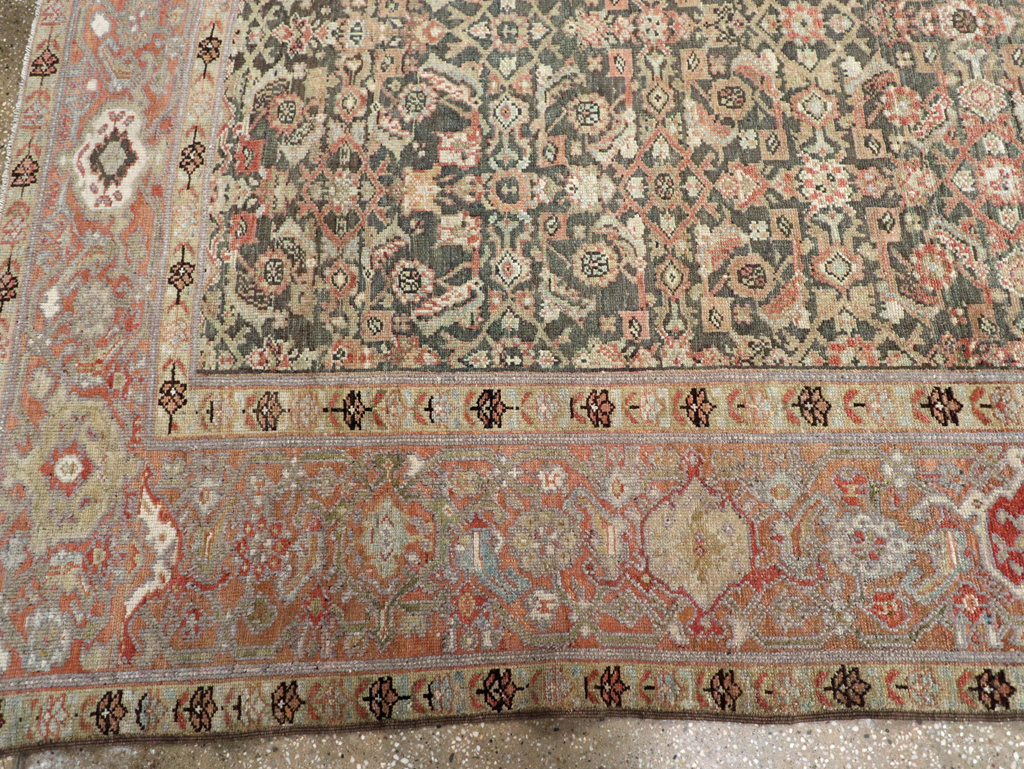 Antique Persian Malayer Long Gallery Carpet, No.18164 - Staging