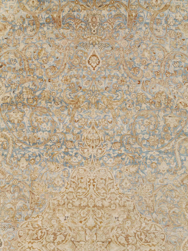 Antique Persian Lavar Kerman Carpet, No.18170 - Staging