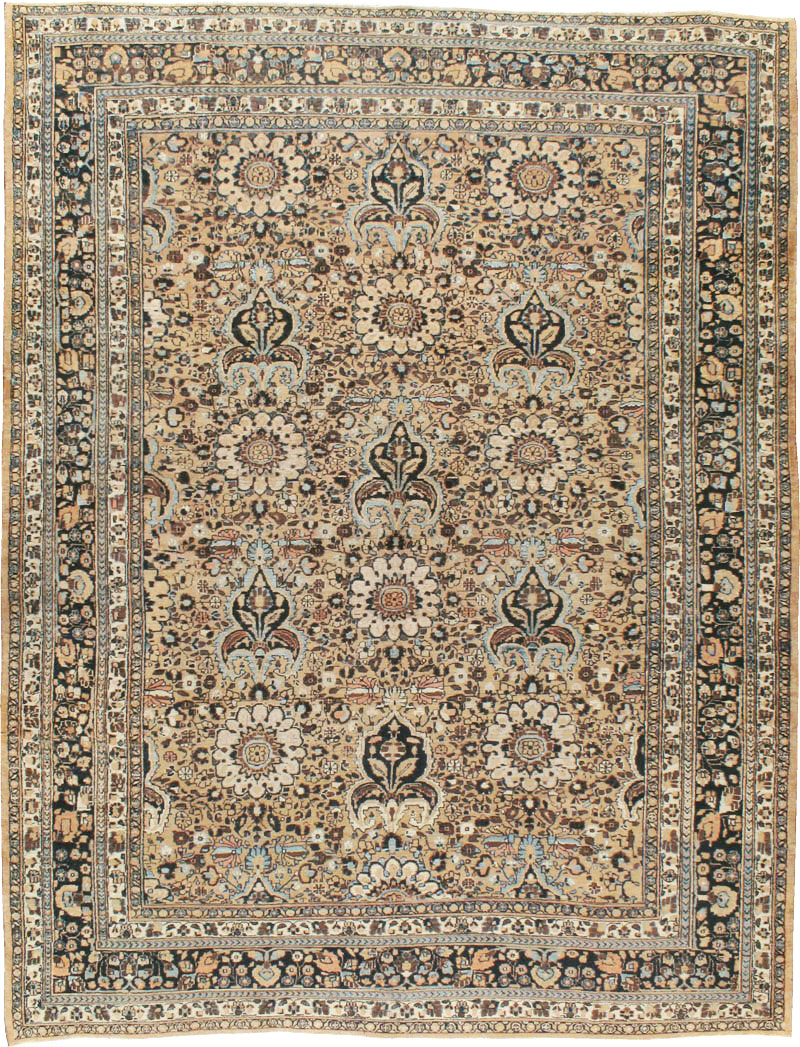 Antique Persian Mashad Carpet, No.18181 - Staging