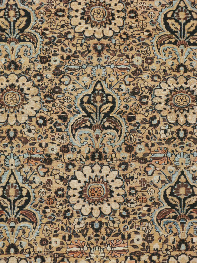 Antique Persian Mashad Carpet, No.18181 - Staging