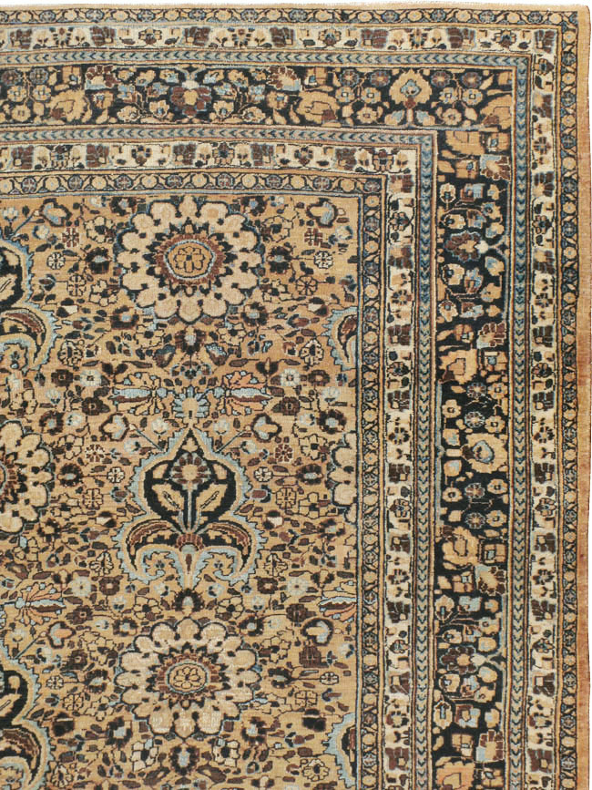 Antique Persian Mashad Carpet, No.18181 - Staging