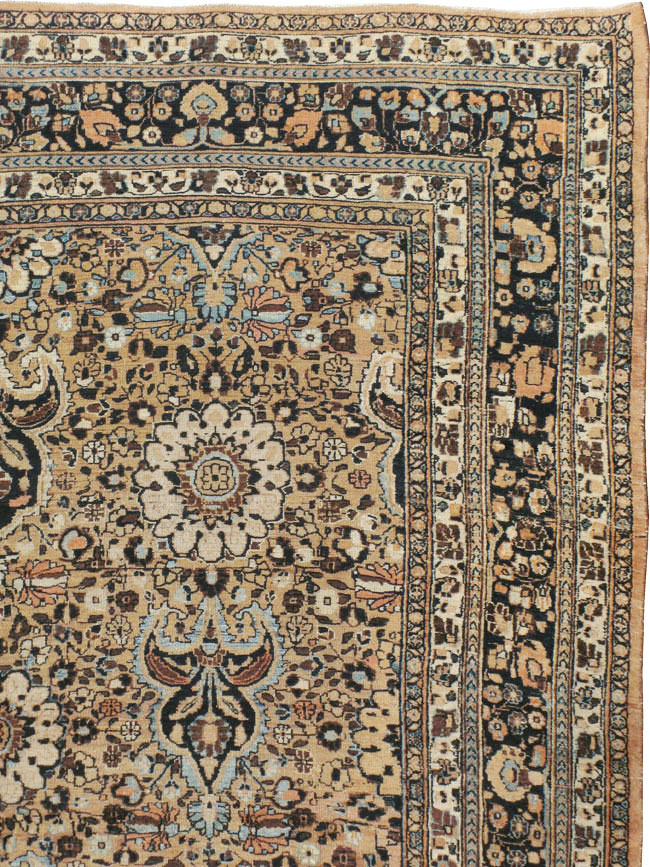 Antique Persian Mashad Carpet, No.18181 - Staging
