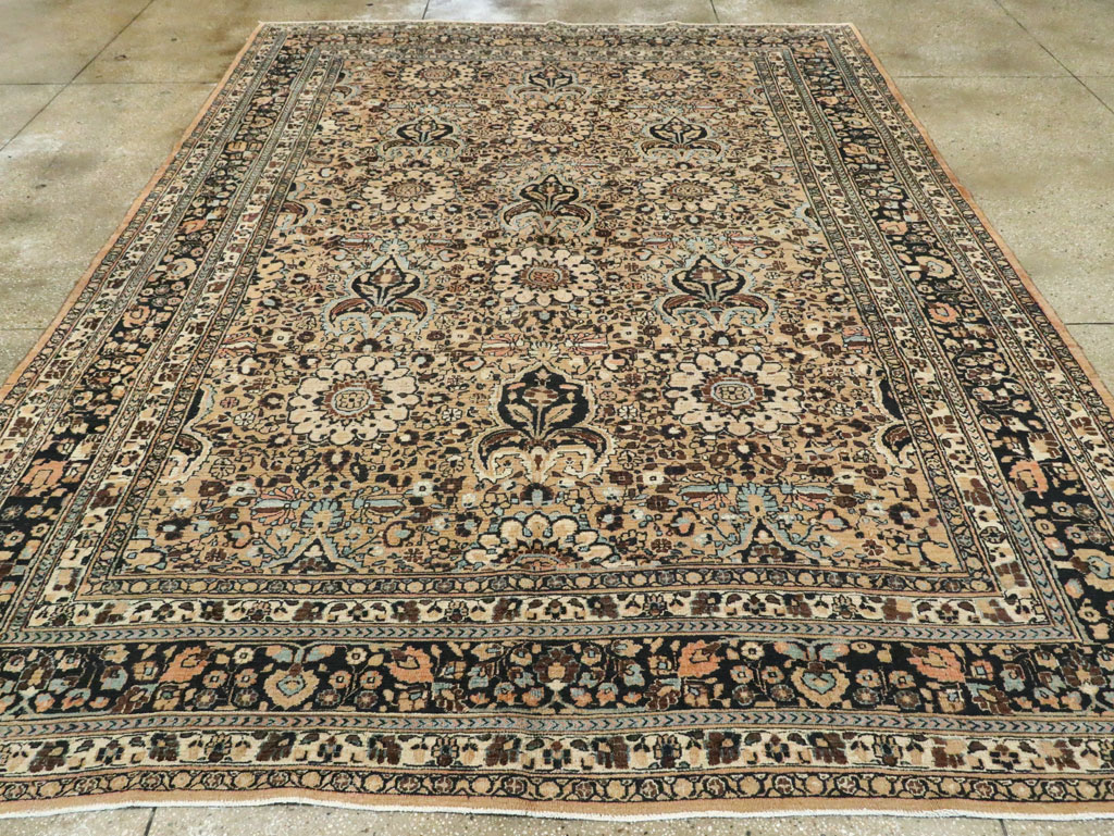 Antique Persian Mashad Carpet, No.18181 - Staging