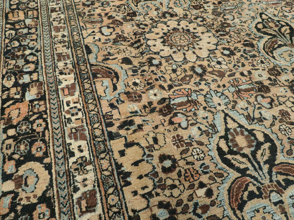 Antique Persian Mashad Carpet, No.18181 - Staging