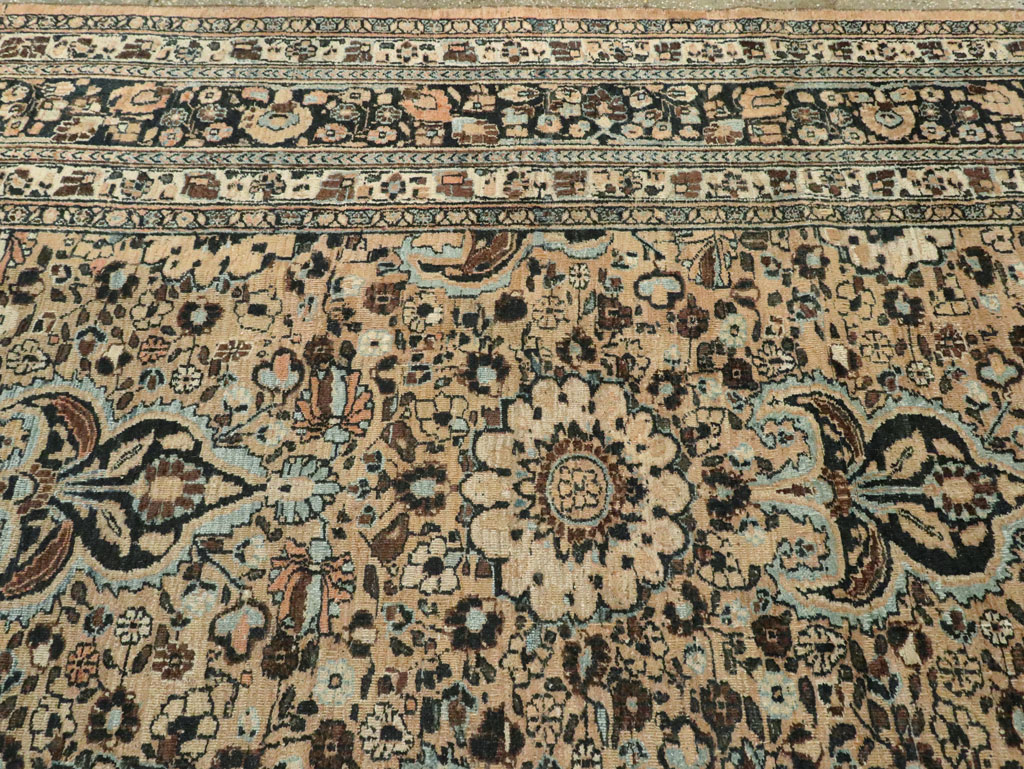 Antique Persian Mashad Carpet, No.18181 - Staging