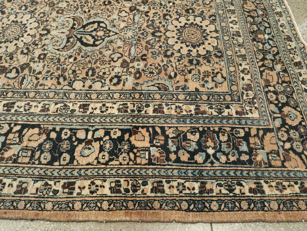 Antique Persian Mashad Carpet, No.18181 - Staging