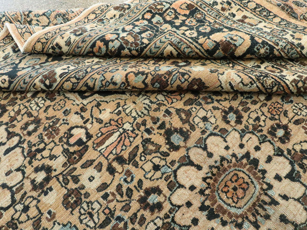 Antique Persian Mashad Carpet, No.18181 - Staging