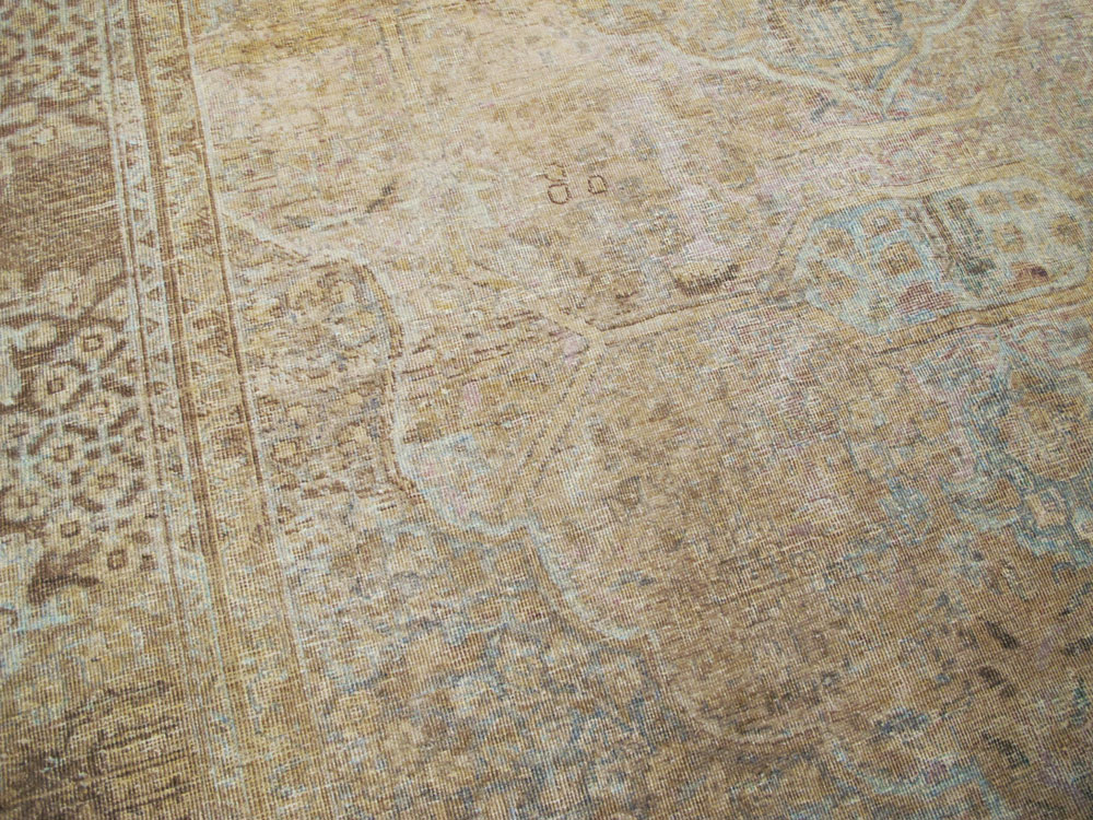 Antique Persian Tabriz Carpet, No.18187 - Staging