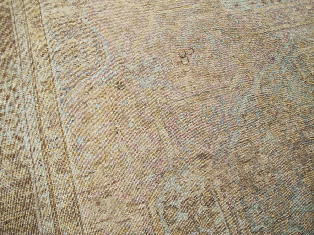 Antique Persian Tabriz Carpet, No.18187 - Staging