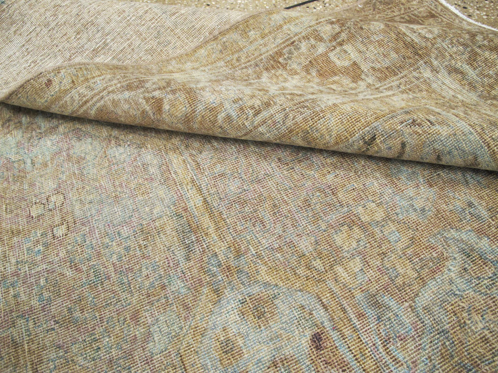 Antique Persian Tabriz Carpet, No.18187 - Staging