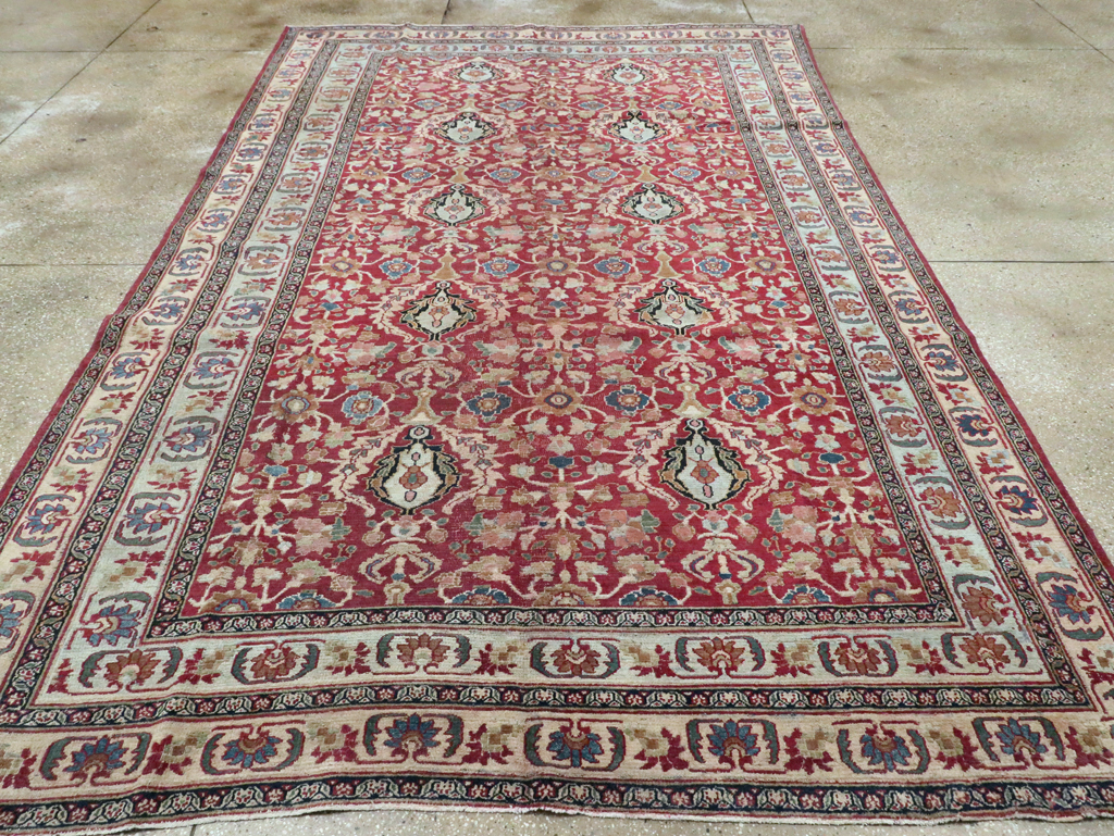 Antique Persian Khorassan Carpet, No.18188 - Staging