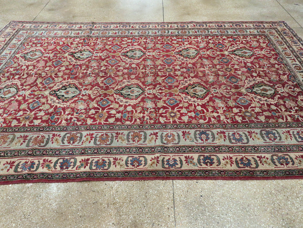 Antique Persian Khorassan Carpet, No.18188 - Staging