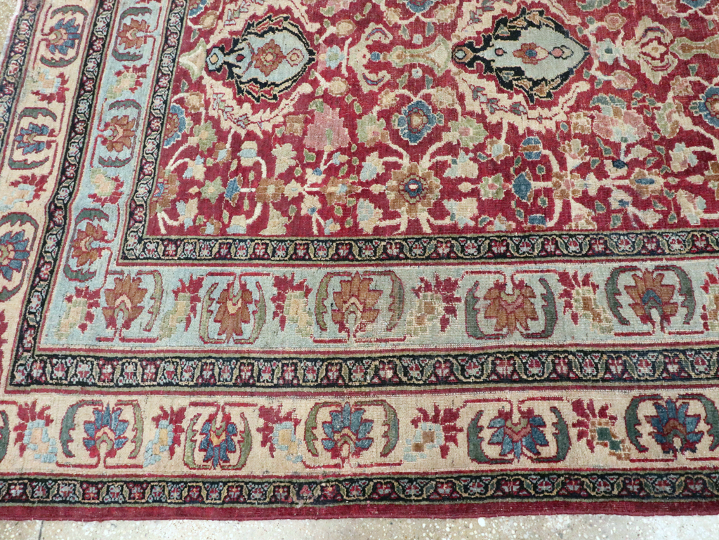 Antique Persian Khorassan Carpet, No.18188 - Staging