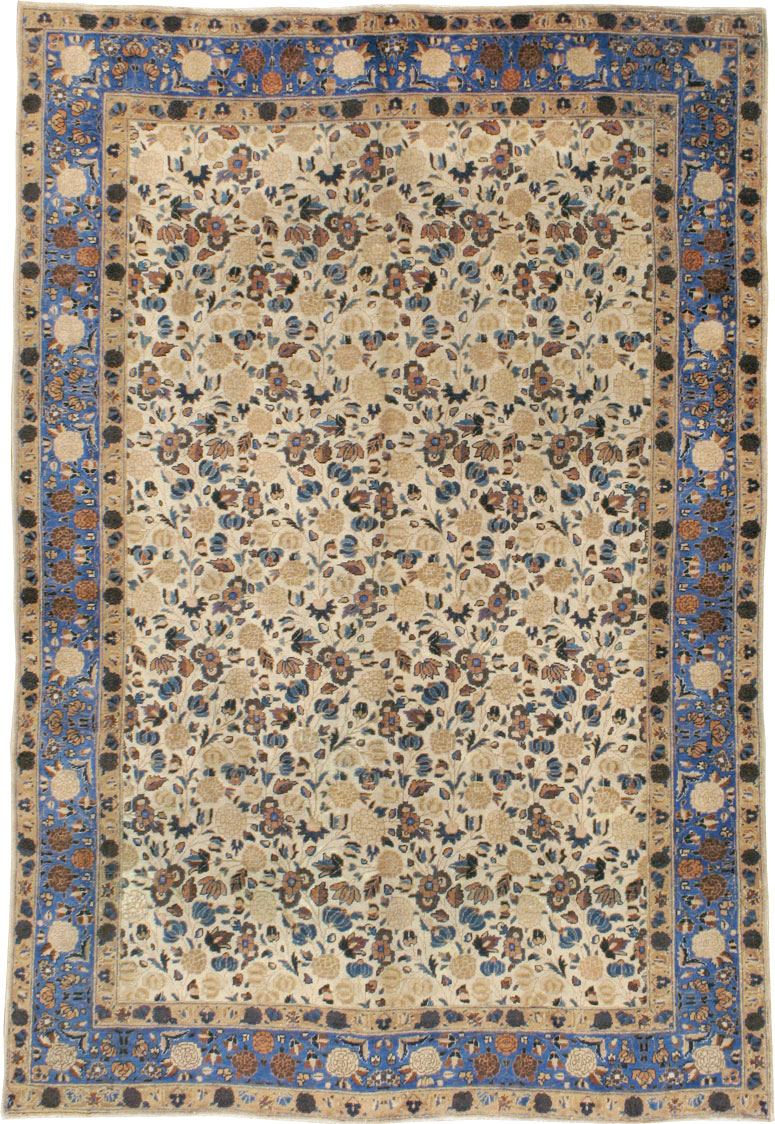 Antique Persian Tabriz Carpet, No.18196 - Staging