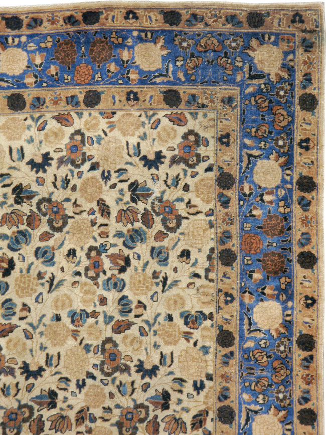 Antique Persian Tabriz Carpet, No.18196 - Staging