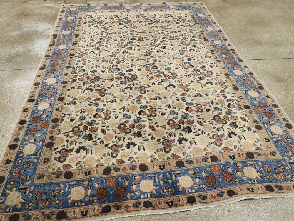 Antique Persian Tabriz Carpet, No.18196 - Staging