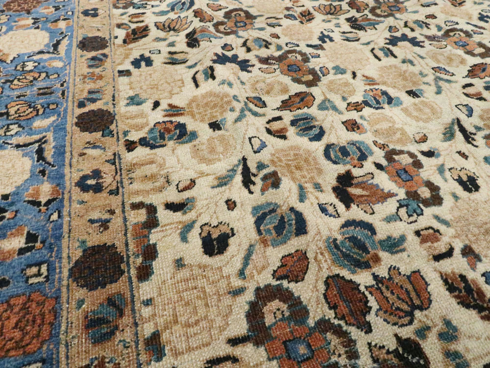 Antique Persian Tabriz Carpet, No.18196 - Staging