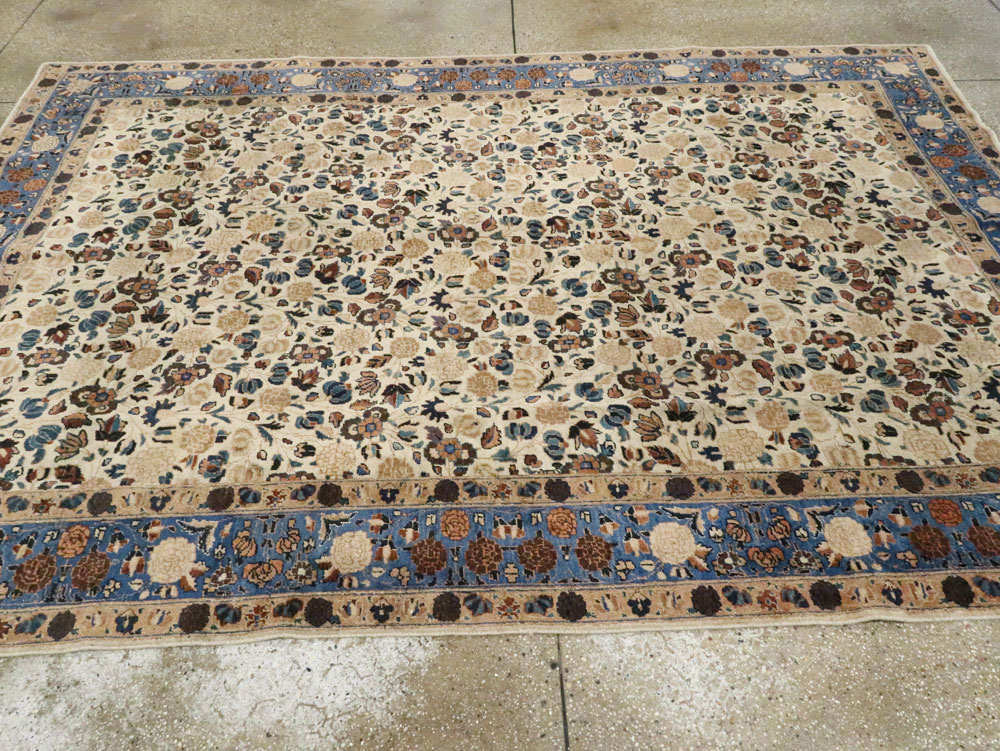 Antique Persian Tabriz Carpet, No.18196 - Staging
