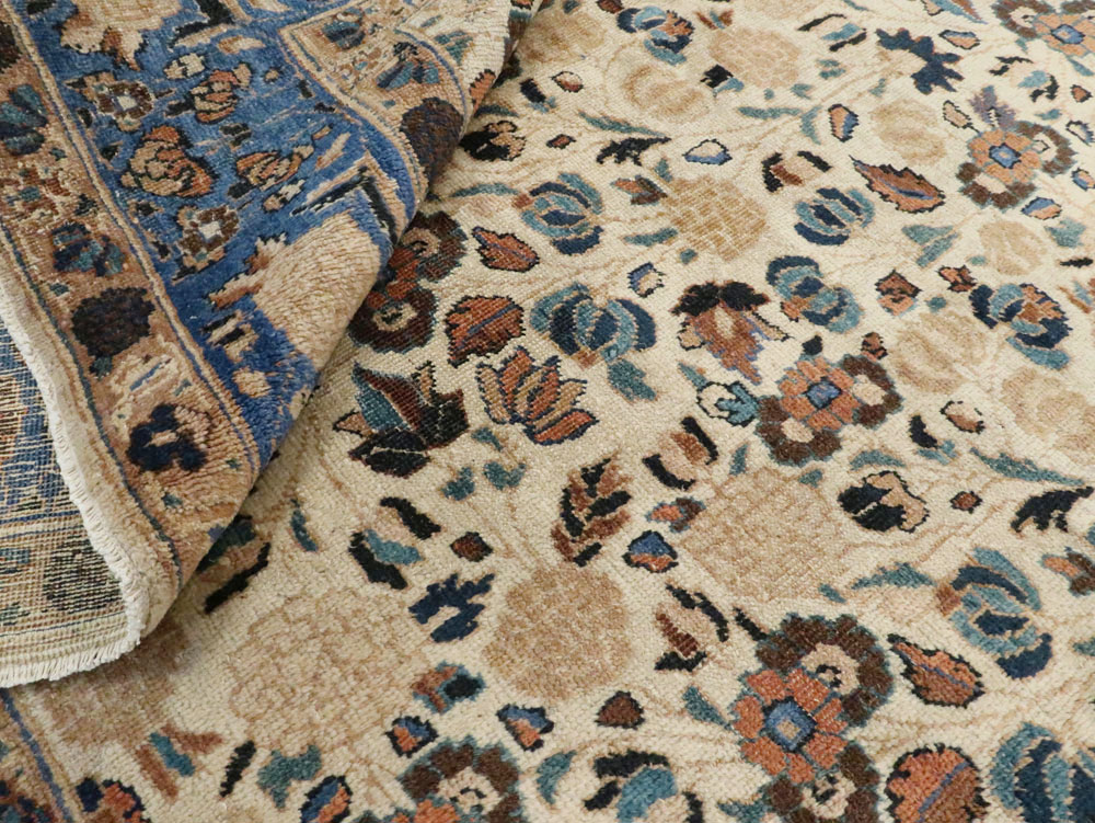 Antique Persian Tabriz Carpet, No.18196 - Staging