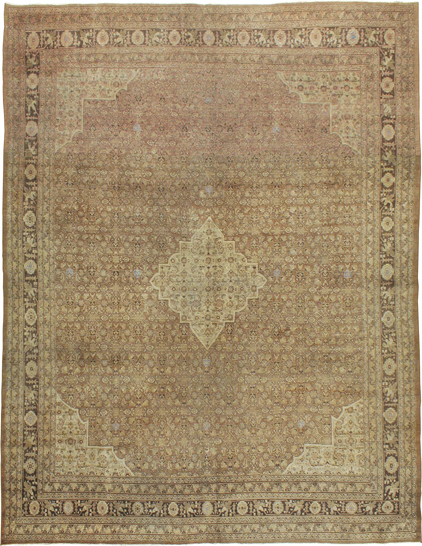 Antique Persian Tabriz Carpet, No.18201 - Staging