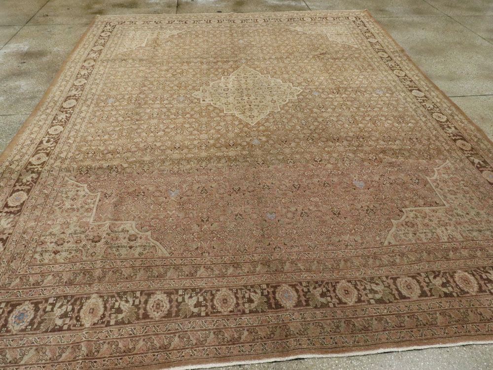Antique Persian Tabriz Carpet, No.18201 - Staging