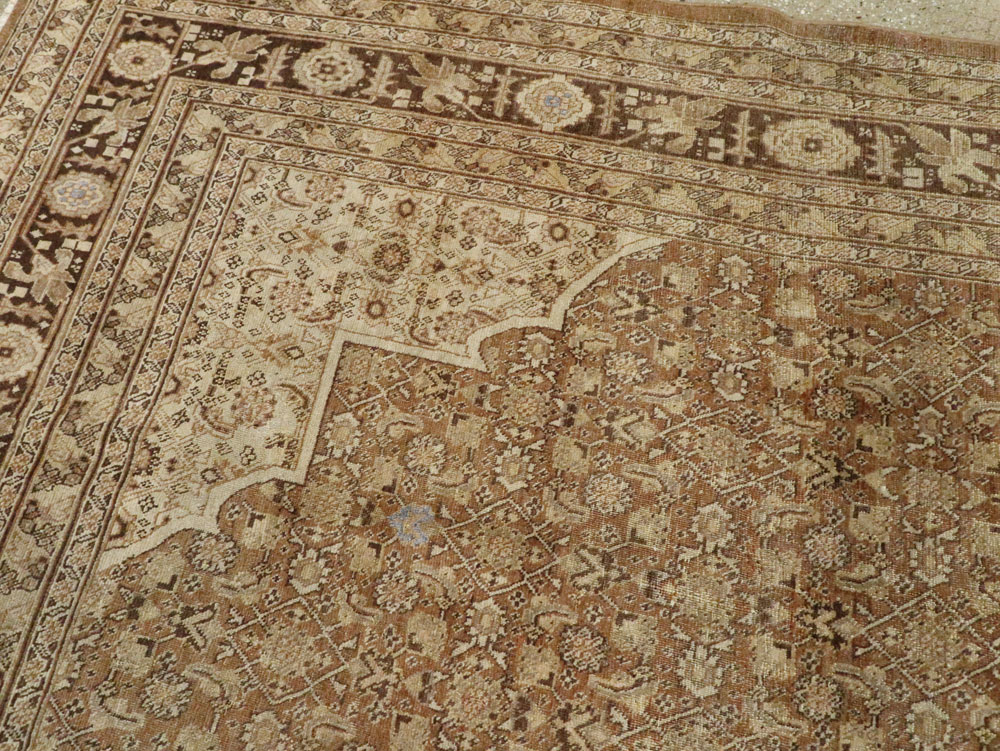 Antique Persian Tabriz Carpet, No.18201 - Staging