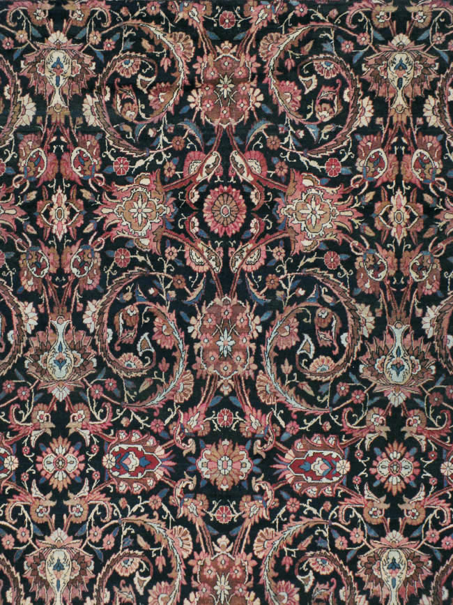 Antique Lavar Kerman Carpet, No.18208 - Staging