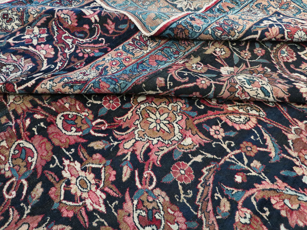 Antique Lavar Kerman Carpet, No.18208 - Staging