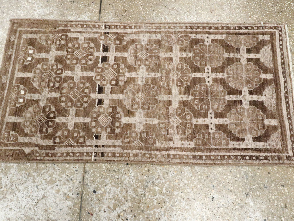 Antique East Turkestan Khotan Rug (Pair: 1 of 2), No.18240 - Staging