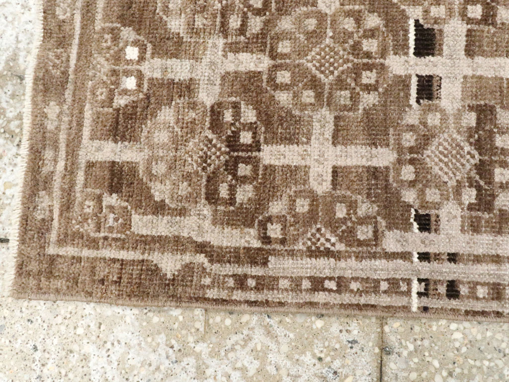 Antique East Turkestan Khotan Rug (Pair: 1 of 2), No.18240 - Staging