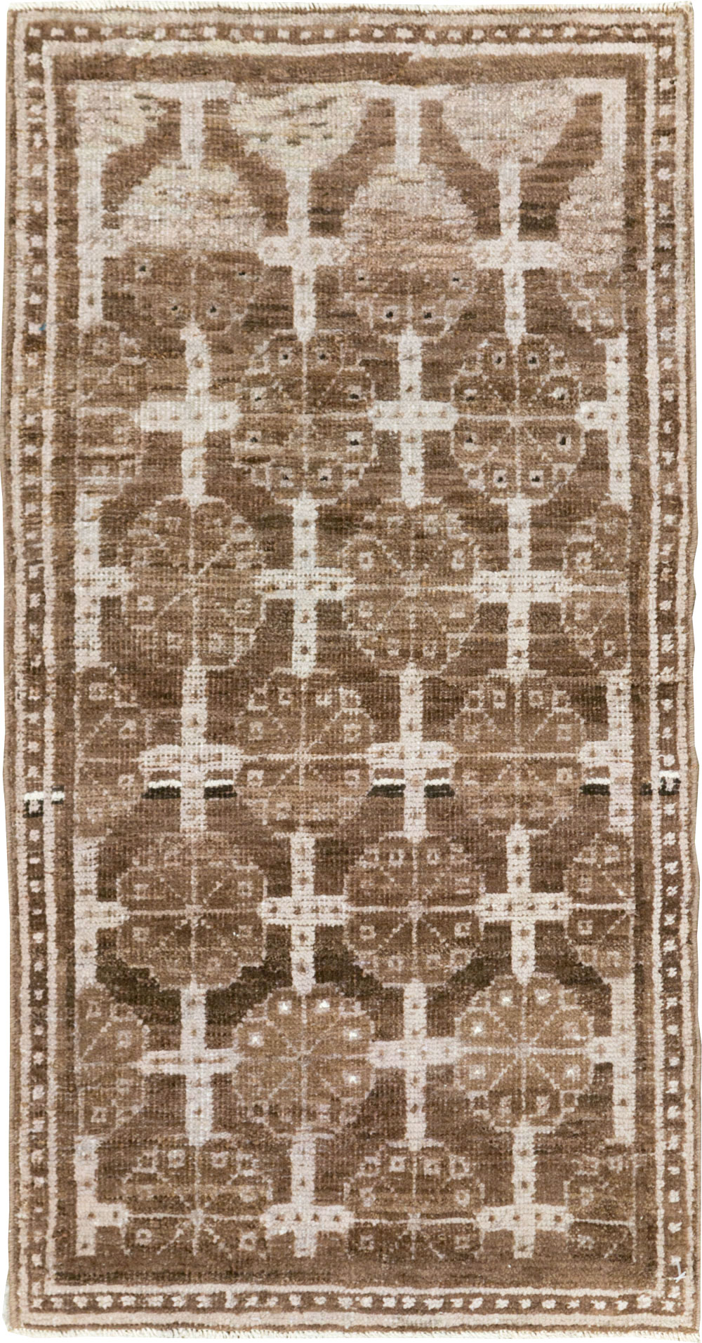 Antique East Turkestan Khotan Rug (Pair: 2 of 2), No.18241 - Staging