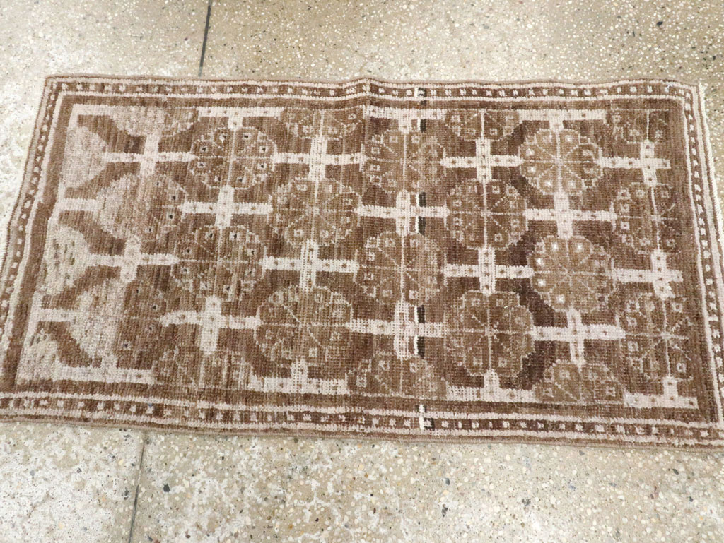 Antique East Turkestan Khotan Rug (Pair: 2 of 2), No.18241 - Staging