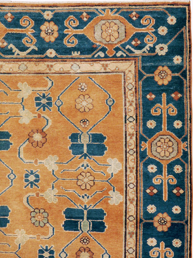 Antique Samarkand Carpet, No.18244 - Staging