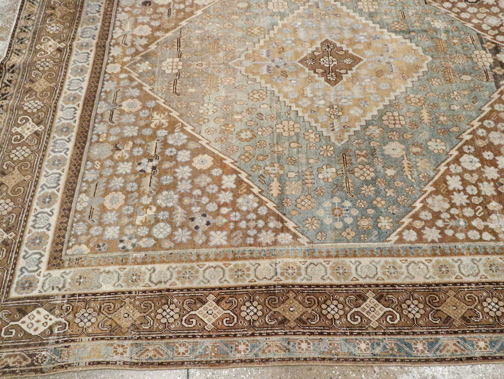 Antique East Turkestan Khotan Room Size Carpet, No.18250 - Staging