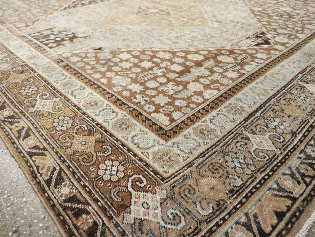 Antique East Turkestan Khotan Room Size Carpet, No.18250 - Staging