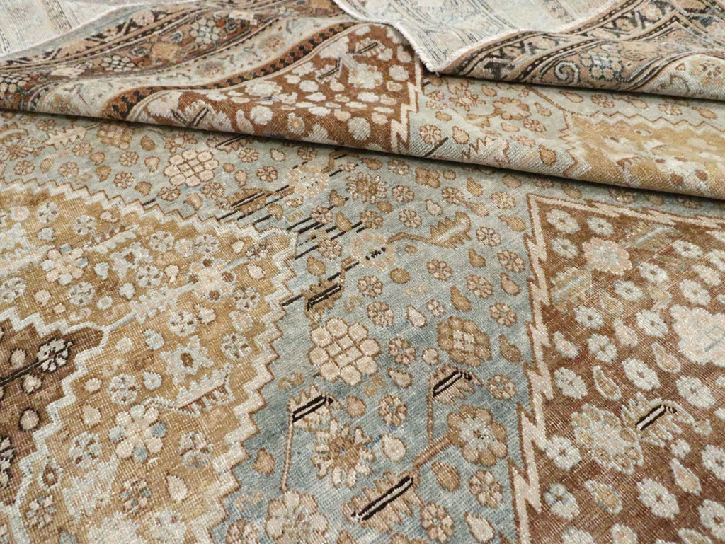 Antique East Turkestan Khotan Room Size Carpet, No.18250 - Staging