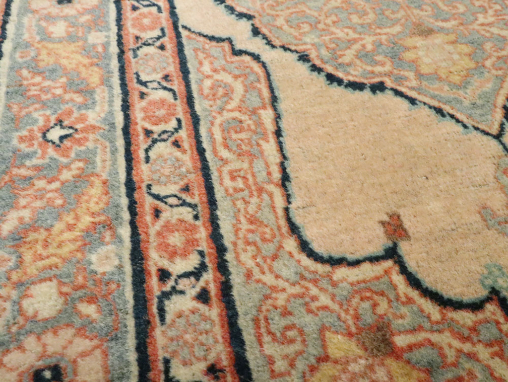 Antique Persian Tabriz Hagi Jalili Rug (Pair: 1 of 2), No.18254 - Staging
