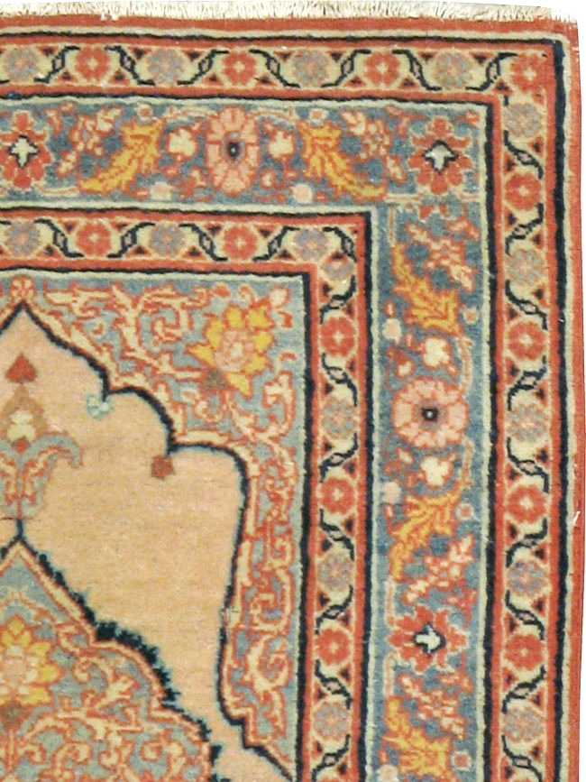 Antique Persian Tabriz Hagi Jalili Rug (Pair: 2 of 2), No.18255 - Staging