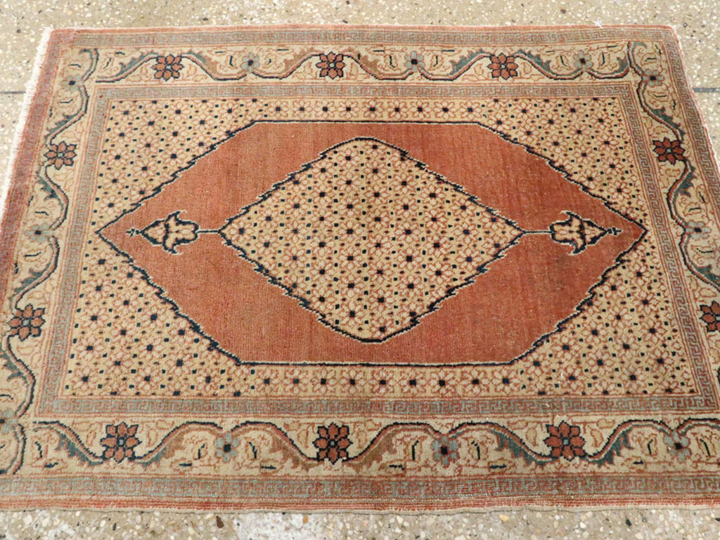 Antique Persian Tabriz Hagi Jalili Rug, No.18256 - Staging