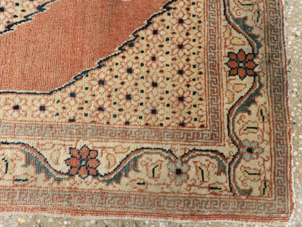 Antique Persian Tabriz Hagi Jalili Rug, No.18256 - Staging
