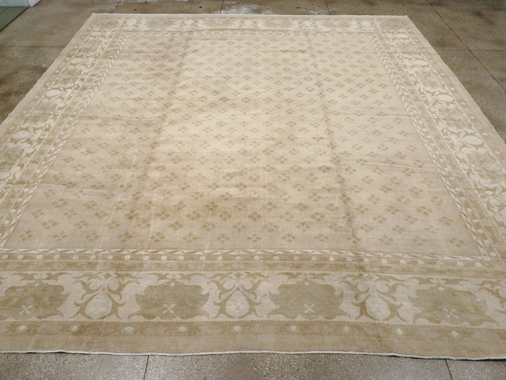 Antique Indian Agra Carpet, No.18259 - Staging