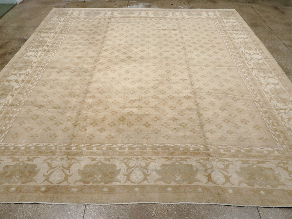 Antique Indian Agra Carpet, No.18259 - Staging