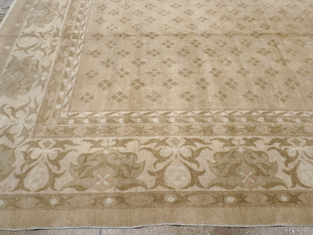 Antique Indian Agra Carpet, No.18259 - Staging