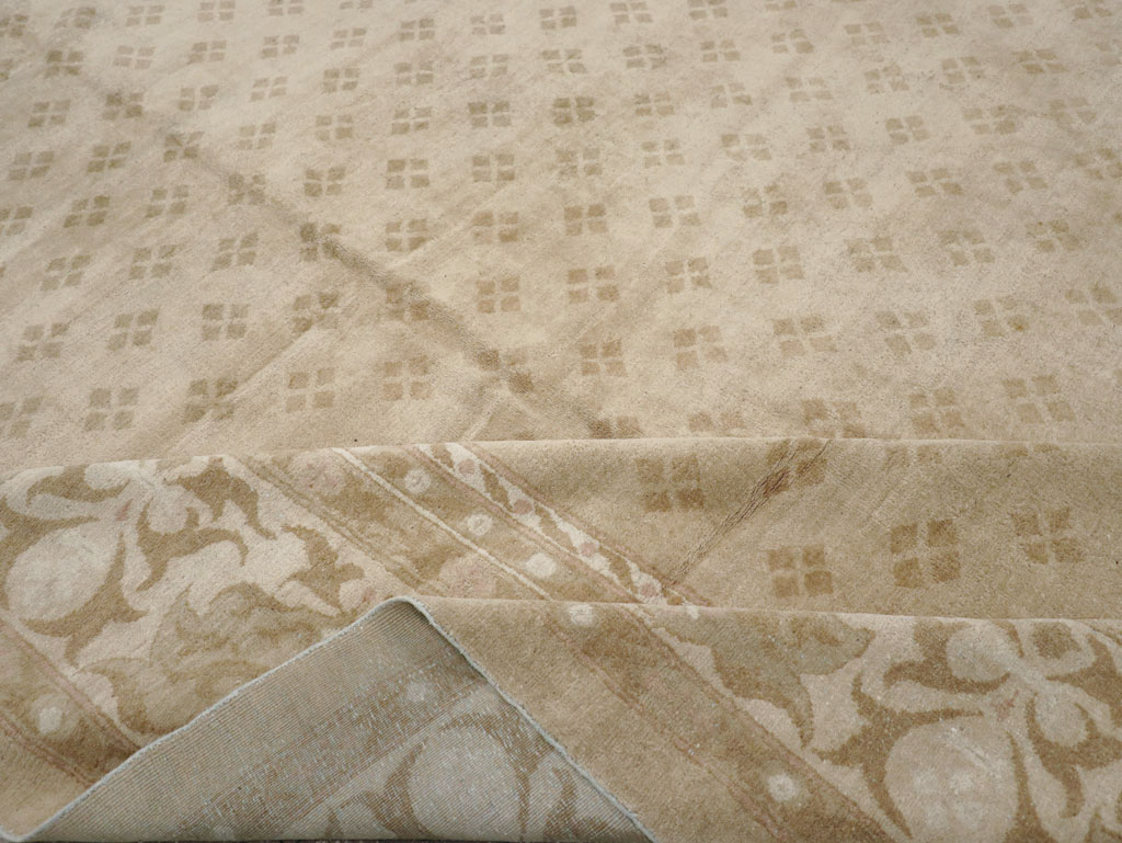 Antique Indian Agra Carpet, No.18259 - Staging