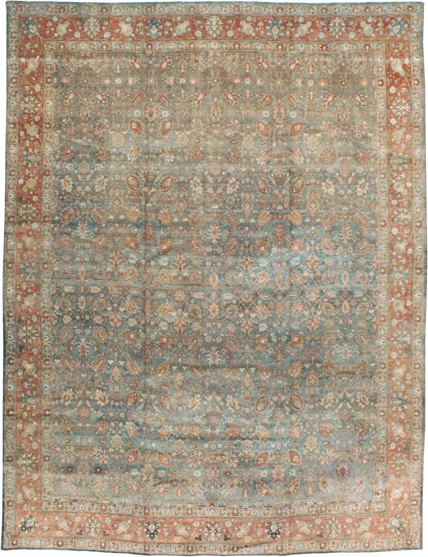 Antique Persian Tabriz Carpet, No.18261 - Staging