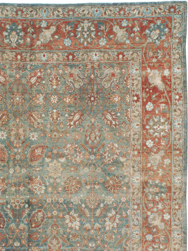 Antique Persian Tabriz Carpet, No.18261 - Staging
