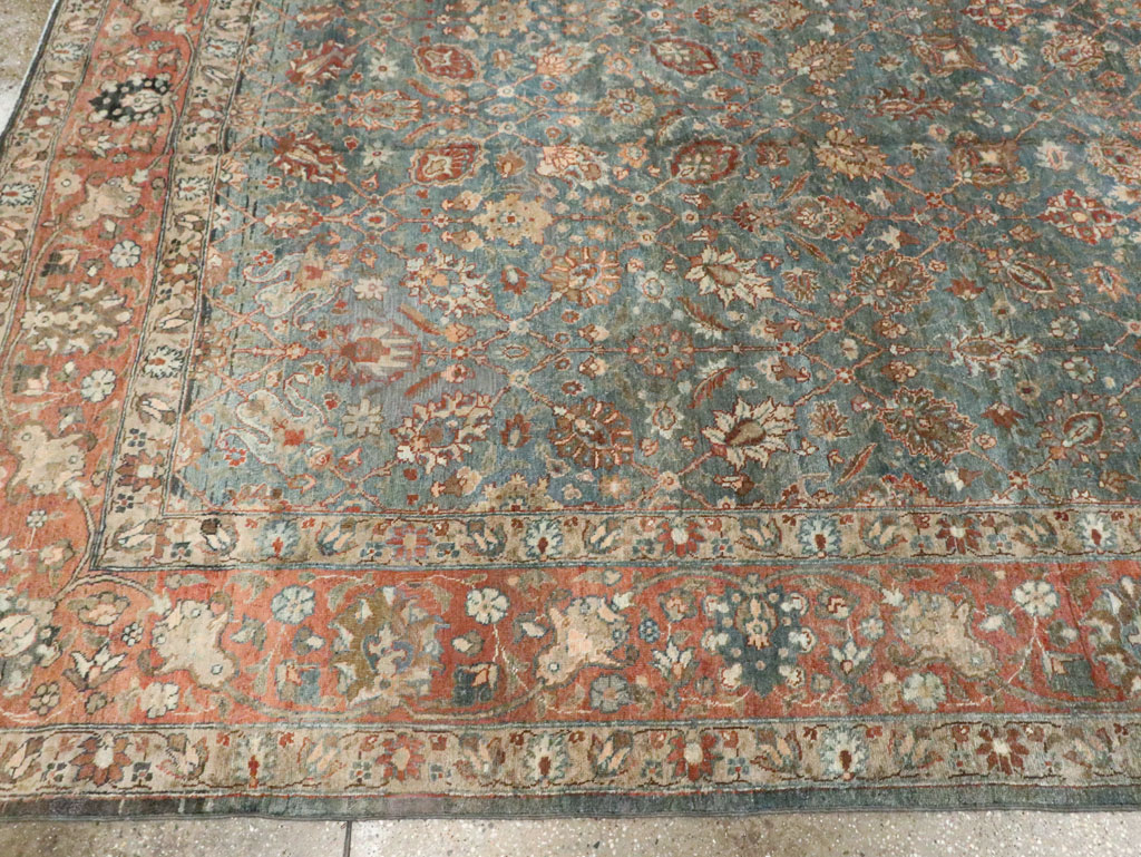 Antique Persian Tabriz Carpet, No.18261 - Staging