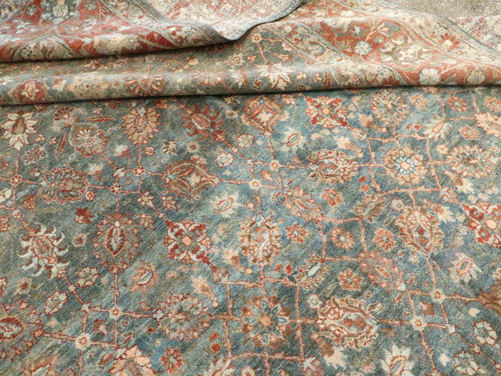 Antique Persian Tabriz Carpet, No.18261 - Staging